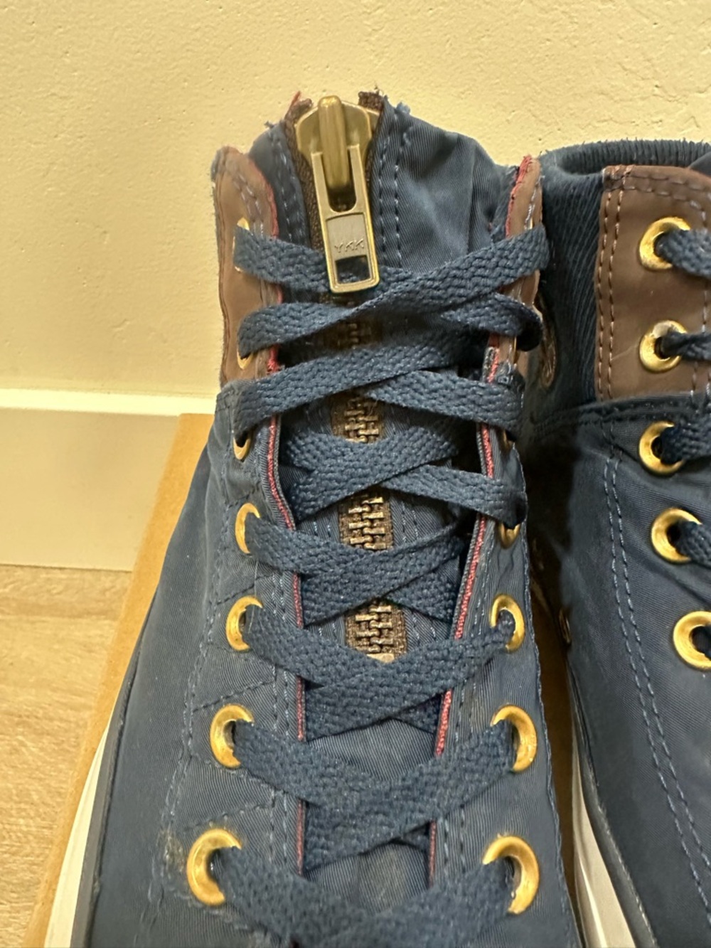 Converse Chuck Taylor All Stars - Navy High Top Sneakers - Picture 8 of 9